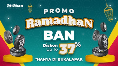 Promo Ramadhan Beli Ban Diskon Up To 37% + Cashback Di Bukalapak