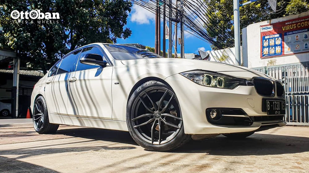 Modifikasi BMW F30 Tampil Lebih Cool Pakai Velg Ori 305 Forged