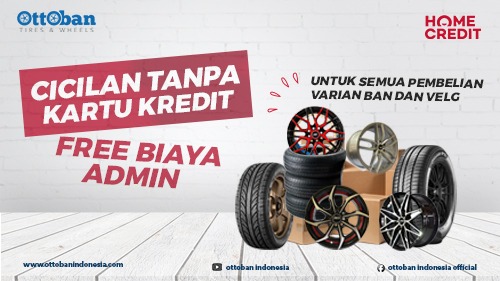 Promo Beli Velg Mobil dan Ban Mobil Bisa dicicil dan Free Biaya Admin di Ottoban