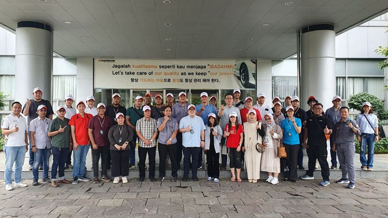 Ottoban diundang oleh Hankook Tire Pabrik Indonesia