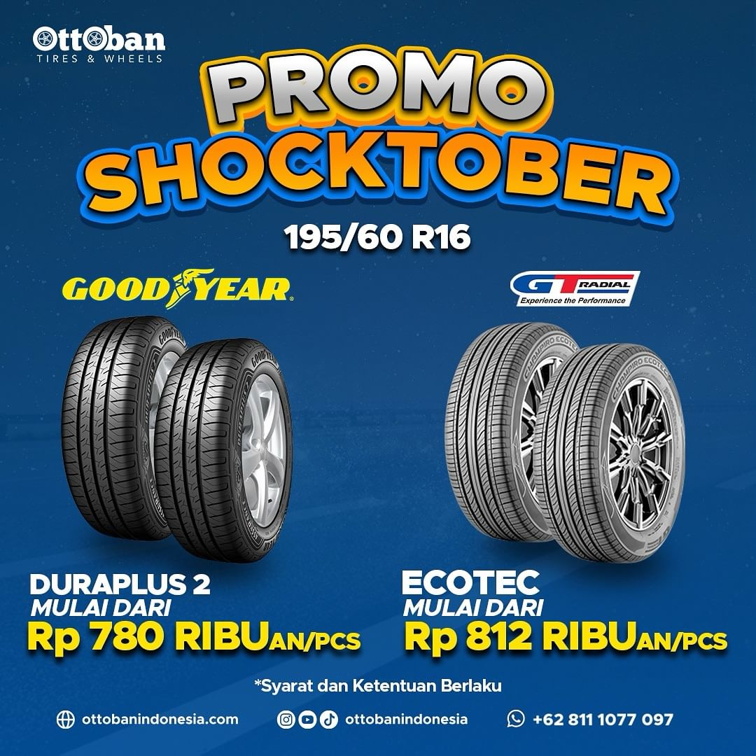 Shocktober! Promo Spesial  GT Radial & Goodyear