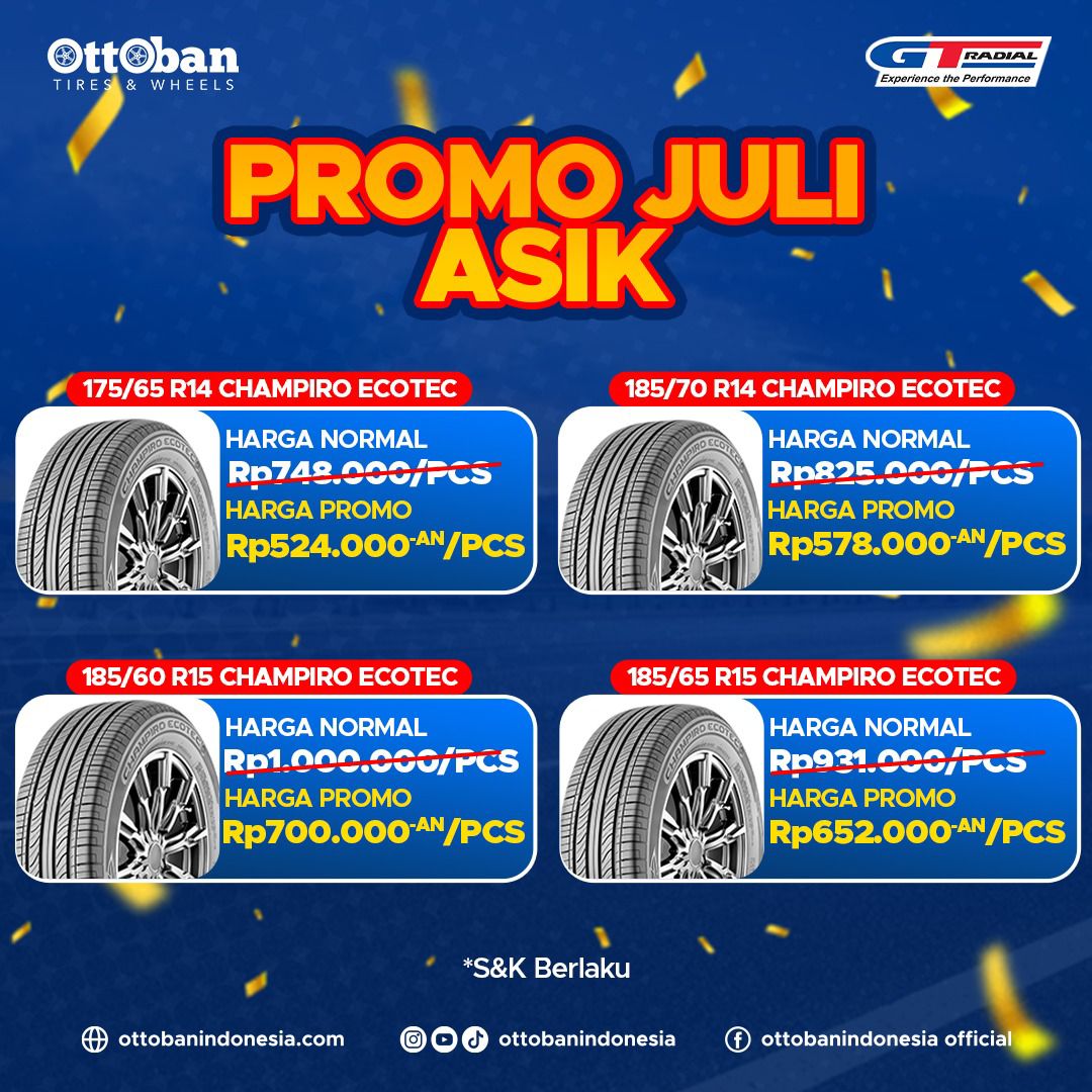 Promo Juli Asik Ban GT Radial