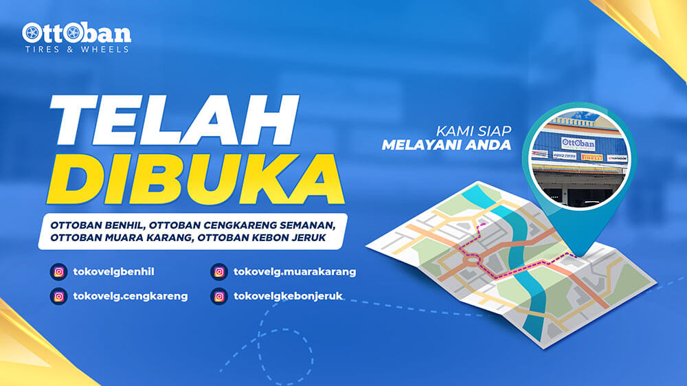 Buka 4 Toko Ban Baru Ottoban di Jakarta