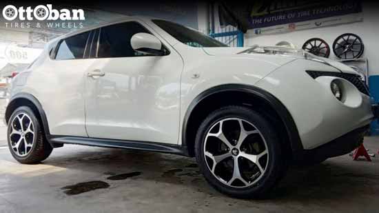 Modifikasi Velg Nissan Juke ke Velg Aftermarket, Makin Gagah