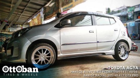 Modifikasi Velg Agya dan Ayla, Ukuran Ring 17 Tetap Fungsional