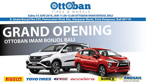 Grand Opening Toko Velg dan Toko Ban Ottoban Indonesia di Bali