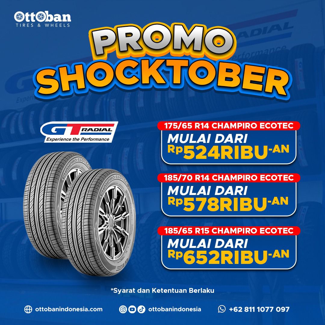 Promo Ban GT Radial Diskon 30% Shocktober!