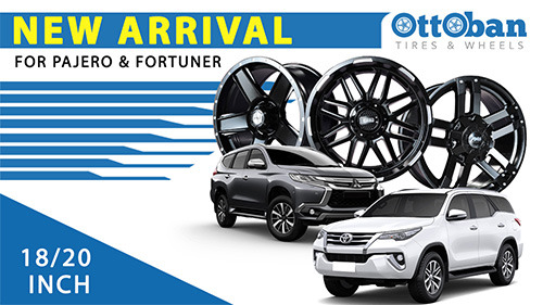 NEW ARRIVAL! 3 Velg Keren Untuk Pajero Sport dan Fortuner