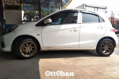 HONDA-BRIO-Rays-CE28-R15X7.0-PCD-4X100-Bronze