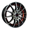 Brave Ring 14X6.0 PCD 8x100-114,3 Gloss Black Red Undercut