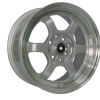 TE37 V Ring 15X7.0/8.0 PCD 8X100-114,3 ET 35 Full Silver Polish