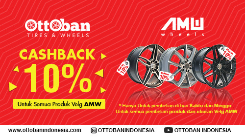 Setiap Weekend Beli Velg Mobil di Ottoban Cashback 10%