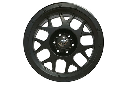 AMW Wheels Surf Ring 20X9.5 PCD 6X139,7 Matt Black + Black Rivets