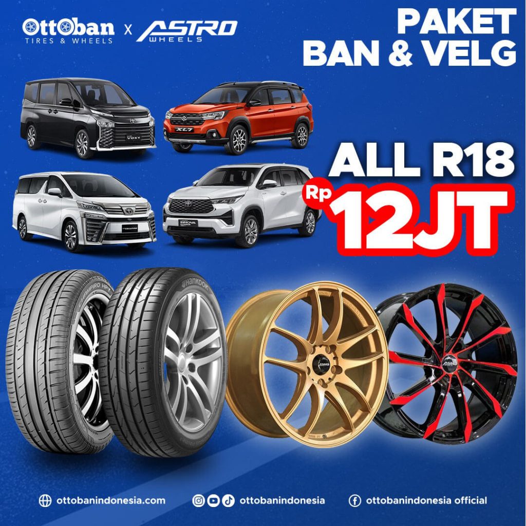 Promo Paket Velg & Ban Ring 18